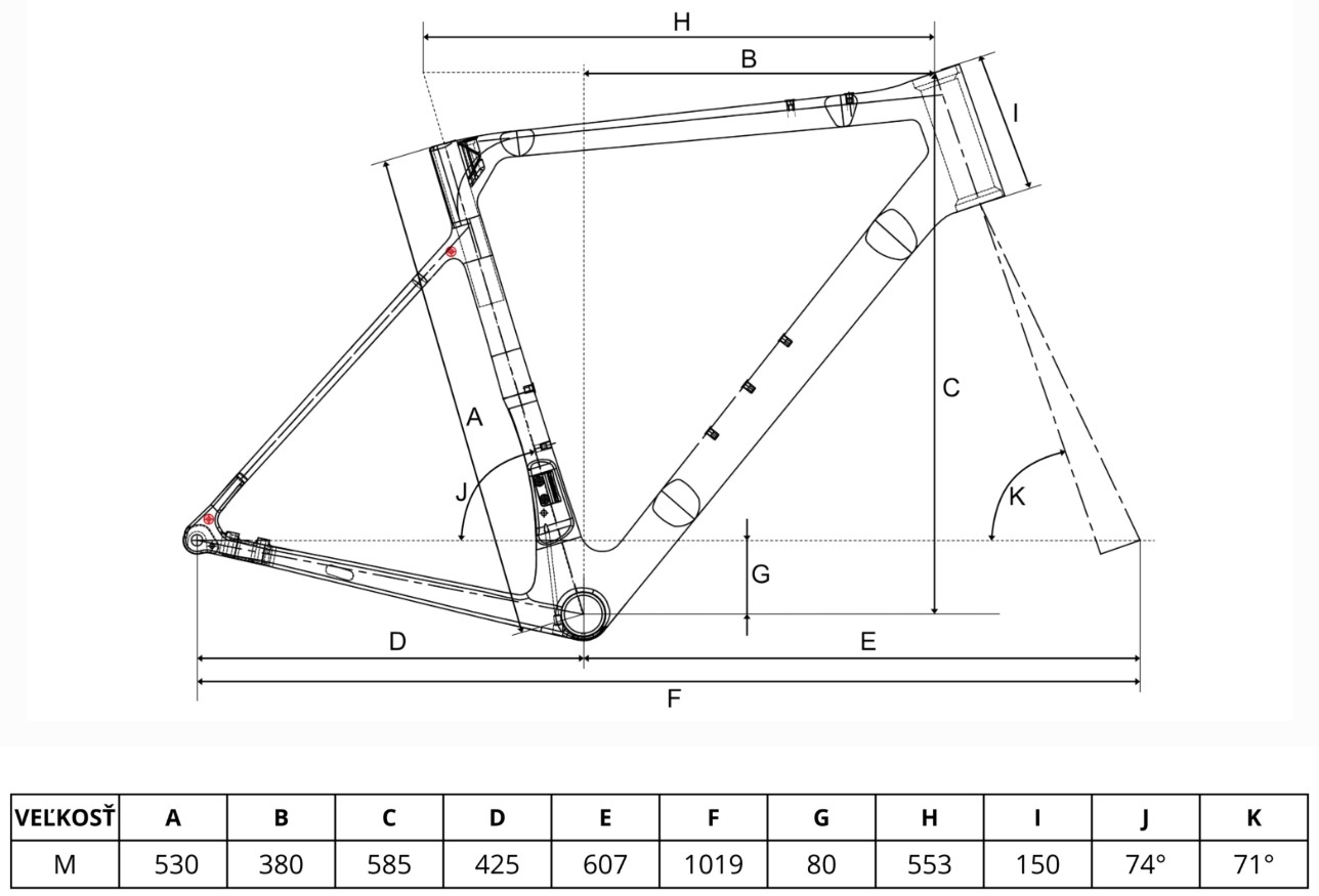 BICYKEL STEDO RAZTY 530 BORDOVÁ METALÍZA