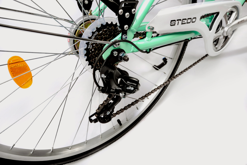BICYKEL STEDO ROSITA 18"/28,0" 7R ZELENÁ METALÍZA