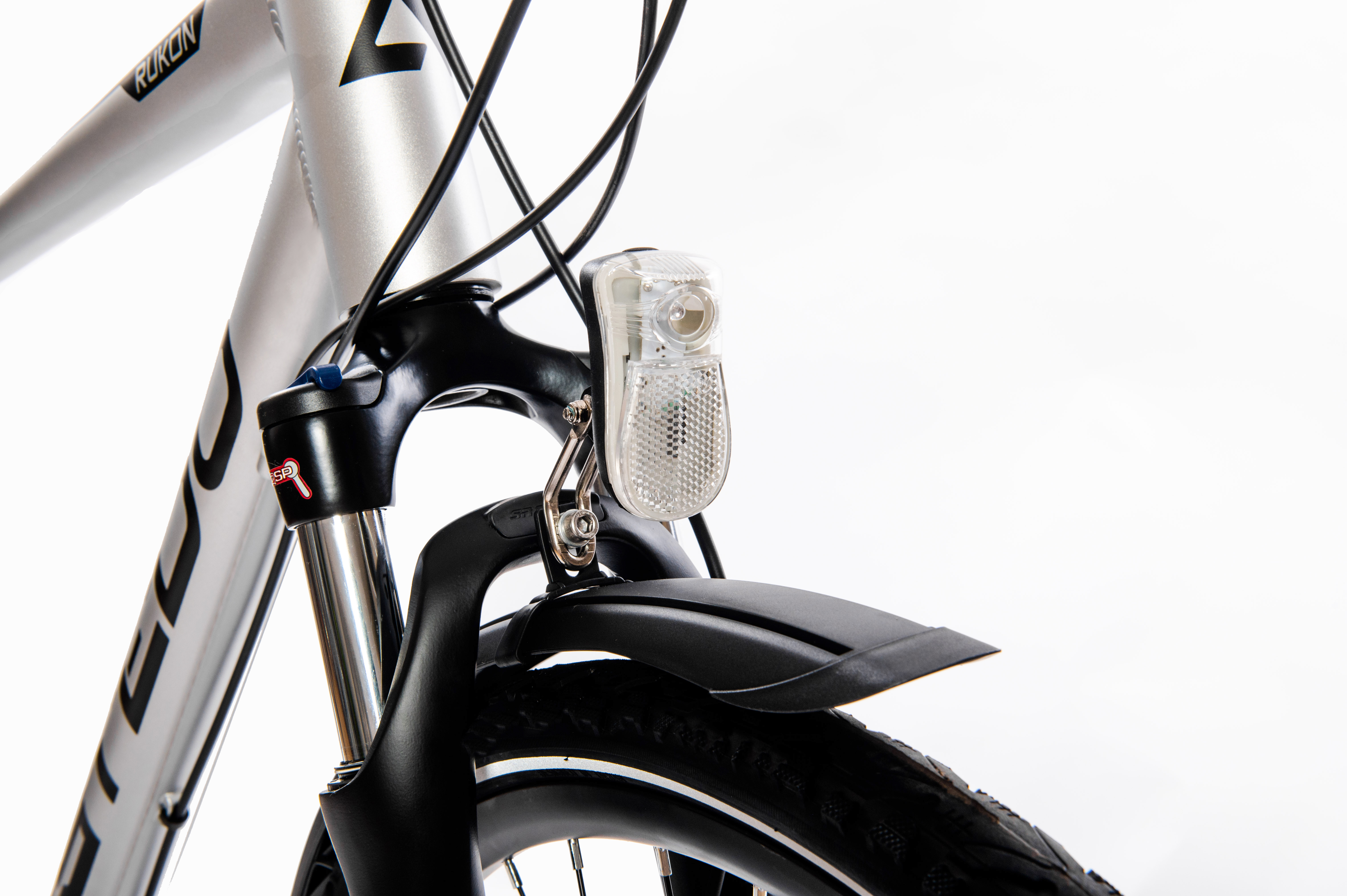 BICYKEL STEDO RUKON 18"/28,0" 27R ŠEDÁ MATNÁ