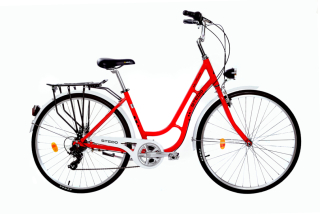 BICYKEL STEDO ROSITA 18"/28,0" 7R ČERVENÁ