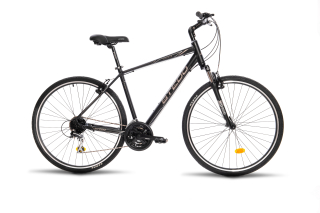 BICYKEL STEDO SONIS 18"/28,0" 24R ČIERNA MATNÁ