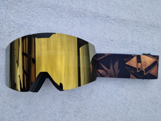 XH146 SADA Magnetic FOTOCHROMATIKO Black /golden + fotochromatickým sklem, pevné pouzdro
